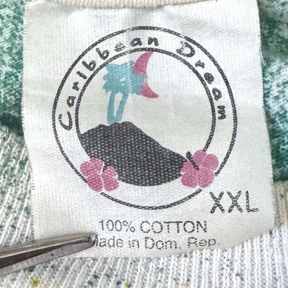 VINTAGE 90s Wolf Shirt Size XXL Graphic AOP Single Stitch Double Sided Nature - Picture 3 of 11